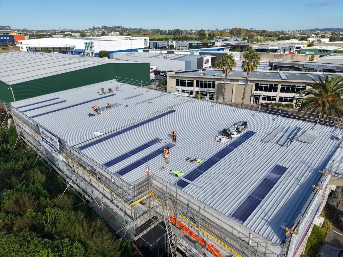 Finished Colorsteel Corrugated Roof Replacement